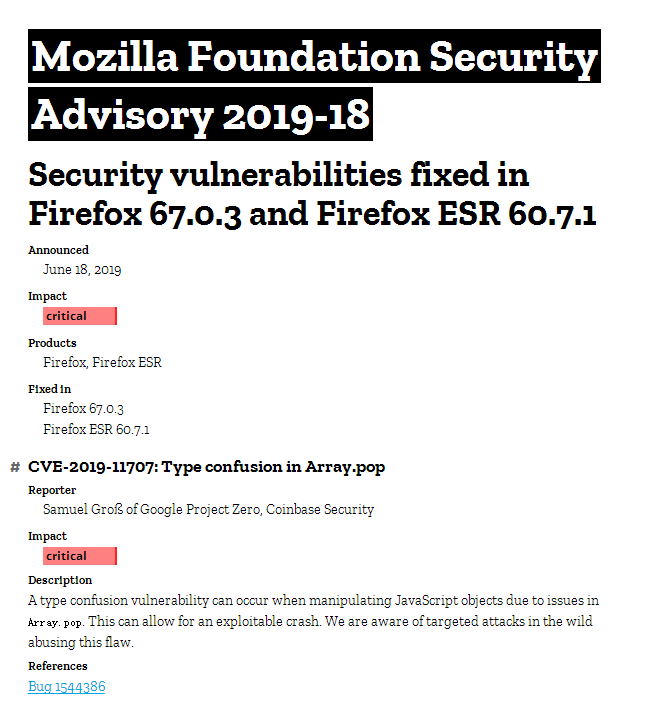 Firefox曝出严重0 day漏洞,所有用户请马上修复